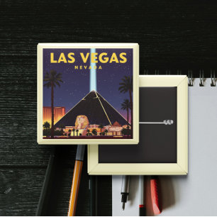 Vintage Las Vegas Nevada Button