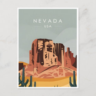 vintage Las Vegas Nevada Grüße von Willkommen Postkarte