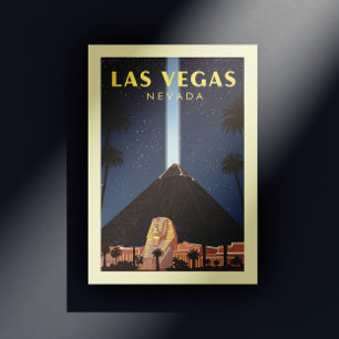 Vintage Las Vegas Nevada Postkarte