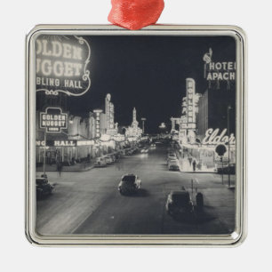 Vintage Las Vegas Ornament Aus Metall