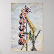 Vintage-Las Vegas-Plakat