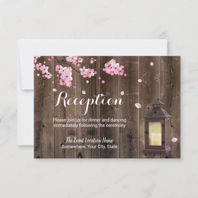 Vintage Laternenpfeife Einladung (Vorderseite)