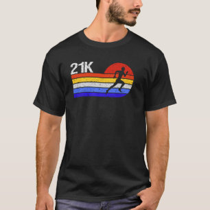 Vintage Laufen 21K Halbmarathon Lauf Halbmarathon T-Shirt