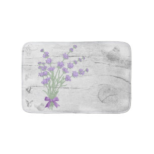 Vintage Lavendel Badematte