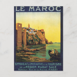 Vintage Le Maroc Marokko Postkarte