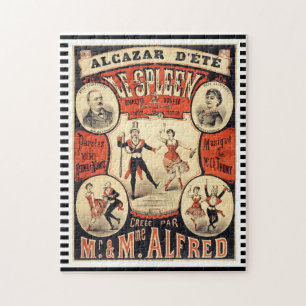 Vintage "Le Spleen" französisches Poster Puzzle