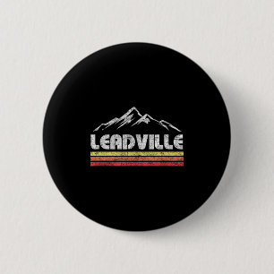 Vintage Leadville Colorado Ristorante da Valentino Button