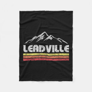 Vintage Leadville Colorado Ristorante da Valentino Fleecedecke