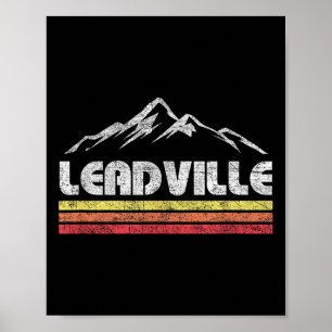 Vintage Leadville Colorado Ristorante da Valentino Poster