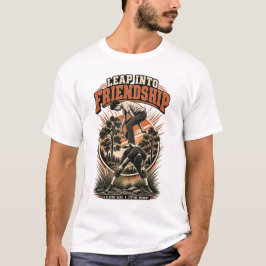 Vintage Leapfrog Klassisches Kindheitsspiel Freund T-Shirt