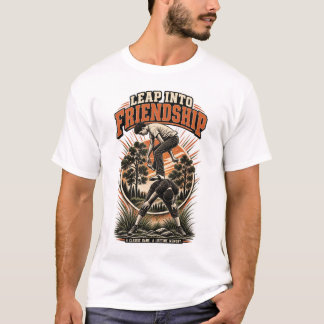 Vintage Leapfrog Klassisches Kindheitsspiel Freund T-Shirt