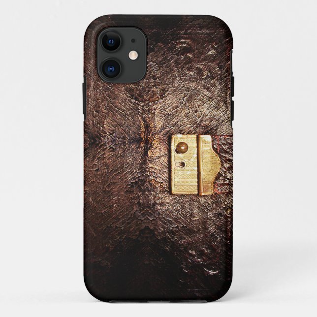 Vintage-Leder Case-Mate iPhone Hülle (Rückseite)