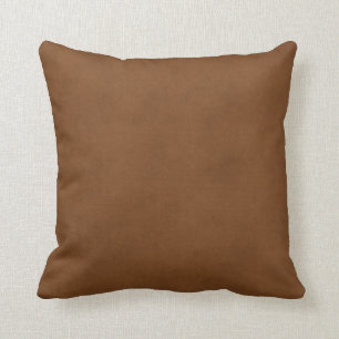 Vintage-Leder gegerbt braunes Pergamentpapier Temp Kissen