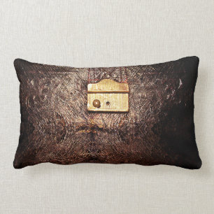 Vintage-Leder Lendenkissen