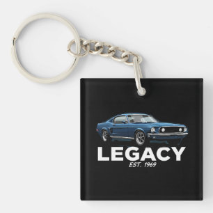 Vintage Legacy Est 1969 Klassiker Retro Schlüssela Schlüsselanhänger