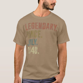 Vintage Legendärin seit Juli 1940 T-Shirt