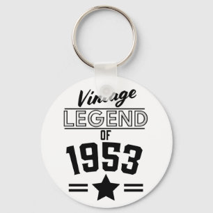 Vintage Legende von 1953 Schlüsselanhänger