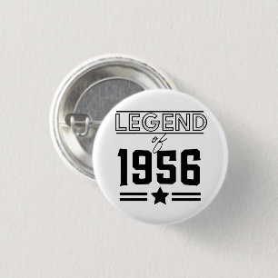 Vintage Legende von 1956 Button