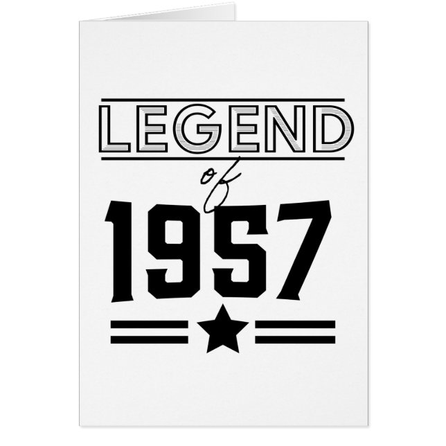 Vintage Legende von 1957 (Vorne)