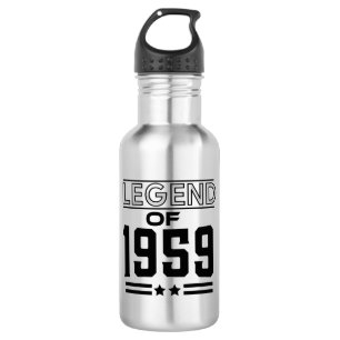 Vintage Legende von 1959 Edelstahlflasche