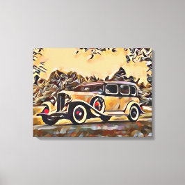 Vintage Leinwanddruck