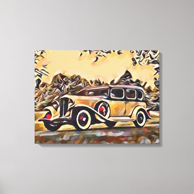 Vintage Leinwanddruck (Vorderseite)