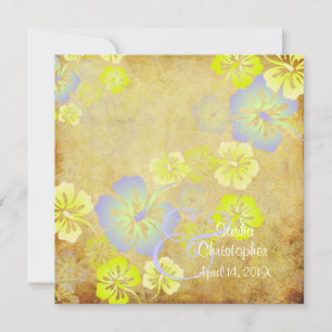 Vintage/Leis/Luau/Hibiskus-Hochzeitseinladungen Einladung