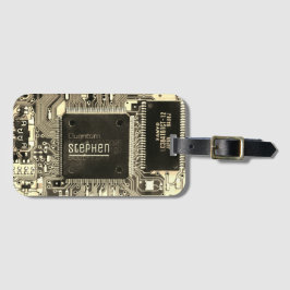 Vintage Leiterplatte Geek electronic PCB Gepäckanhänger