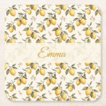 Vintage Lemon Blossom – Elegante botanische Zitrus
