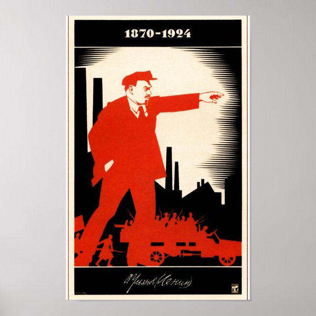 Vintage Lenin Poster (Vorne)