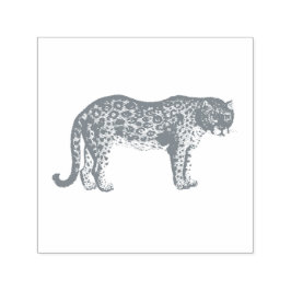 VINTAGE LEOPARD RUBBER-BRIEFMARKE PERMASTEMPEL