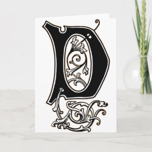 Vintage Letter D