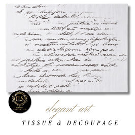 Vintage-Letter-Decoupage  Seidenpapier