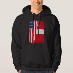 Vintage Lettische Flaggenfamilie Patriotic Hoodie