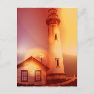 Vintage Leuchtturm-Postkarte Postkarte