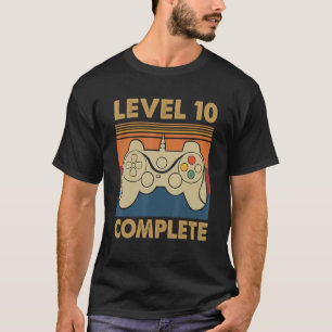 Vintage Level 10 Complete – 10. Hochzeitstag T-Shirt