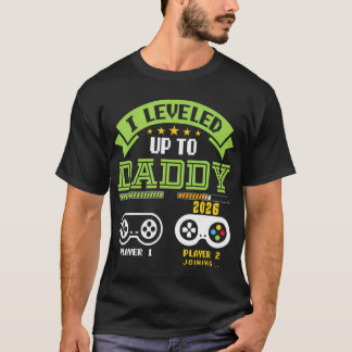 Vintage Leveling Up To Daddy 2026 Funny Soon To T-Shirt