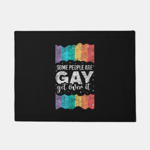 Vintage LGBT Stolz Regenbogen Einige Menschen Sind Fußmatte