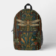 Vintage Libelle boho chic botanisch