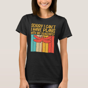 Vintage Libelle für Männer Frauen Libellen Insekt T-Shirt