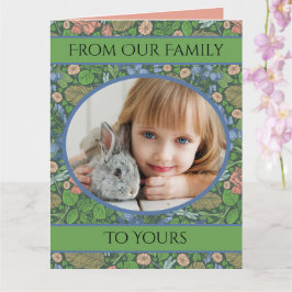 Vintage Libelle im Englischen Garten Karte