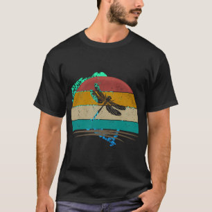 Vintage Libelle Retro beängstigende Libellenfliege T-Shirt