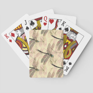 Vintage Libelle Spielkarten