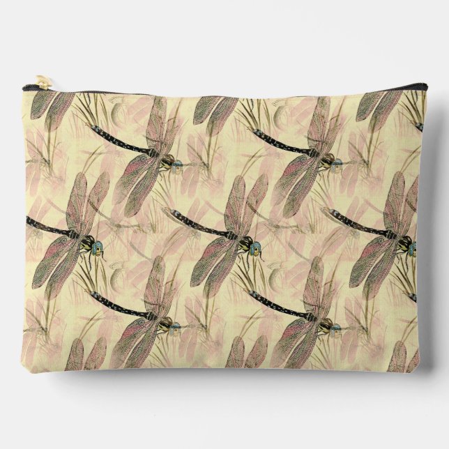 Vintage Libelle Zubehörtasche (Vorderseite)