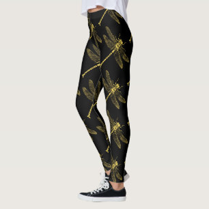 Vintage Libellen-Illustration II Leggings