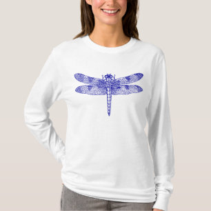 Vintage Libellen Natur Skizze Grafik T-Shirt