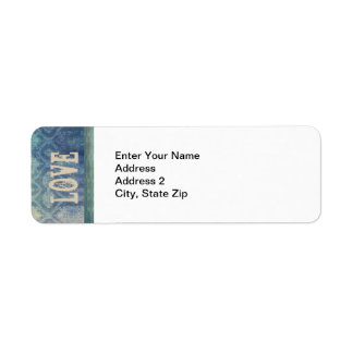 Vintage Liebe Anpassbare Mailing-Labels