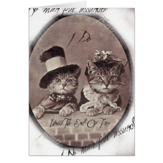Vintage Liebe Chat Card