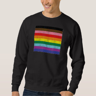 Vintage Liebe des neuen und alten Fortschrittsfeld Sweatshirt
