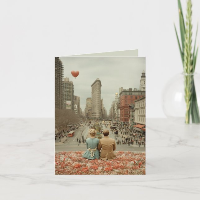 Vintage Liebe in New York (Vorderseite)